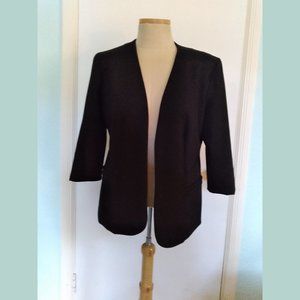 Wantable Ponte Clean Front Blazer Lined Black XL
